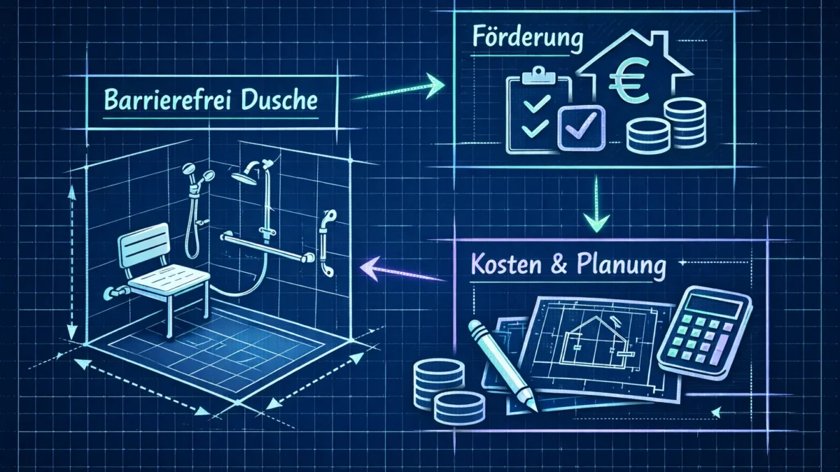 Altersgerechte Dusche planen