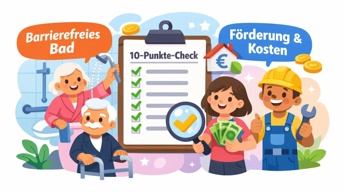 Altersgerechtes Bad: 10‑Punkte‑Check