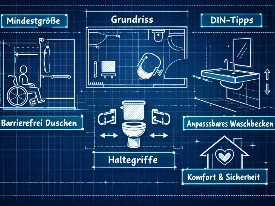 Barrierefreies Bad: Mindestgröße