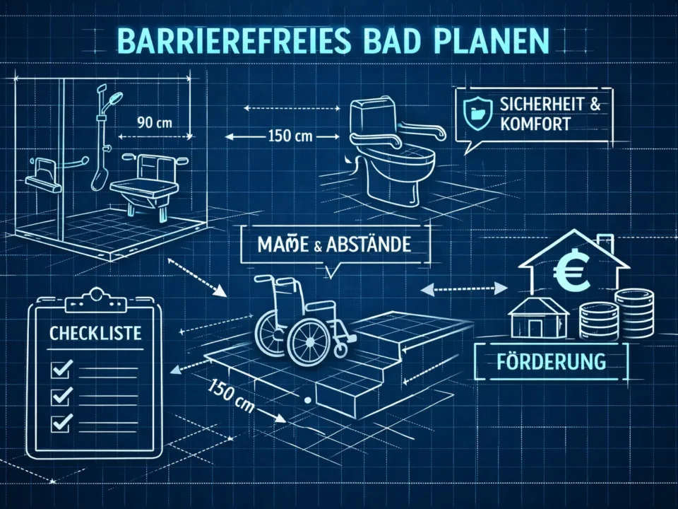 Barrierefreies Bad planen