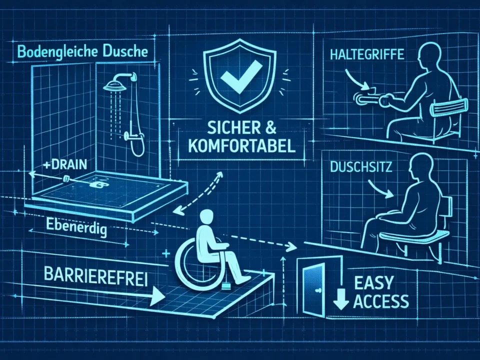 Bodengleiche Dusche planen