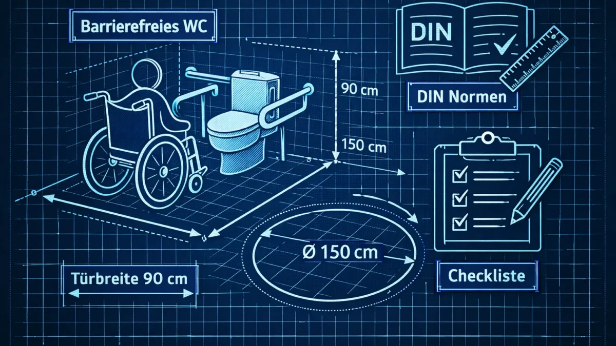 Rollstuhlgerechtes WC