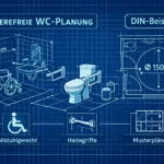Barrierefrei WC Grundriss