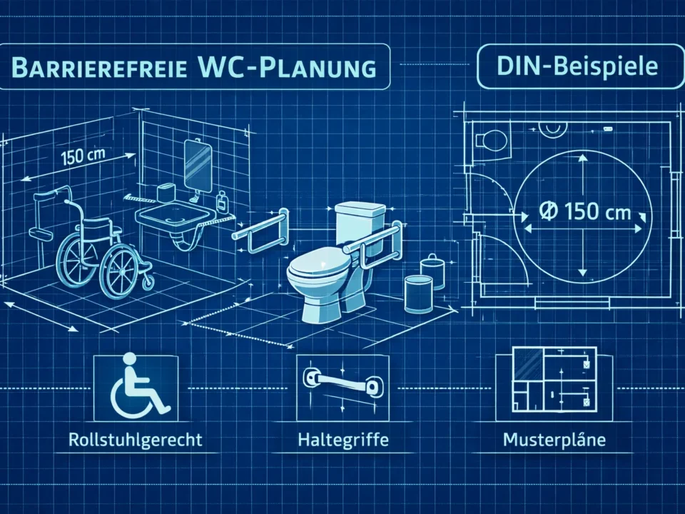 Barrierefrei WC Grundriss