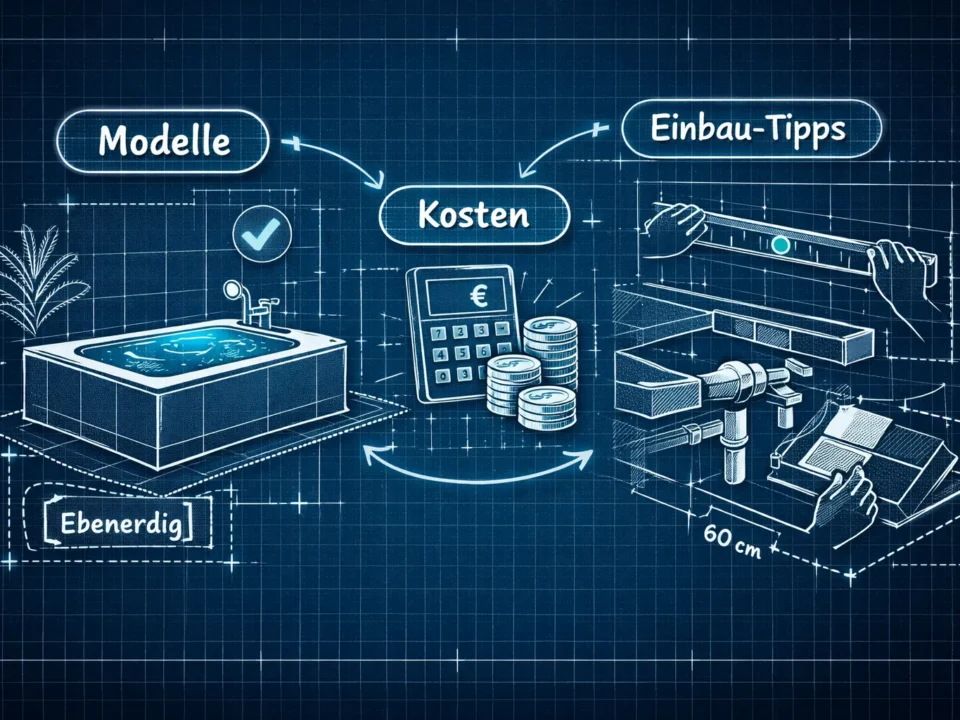 Ebenerdige Badewanne